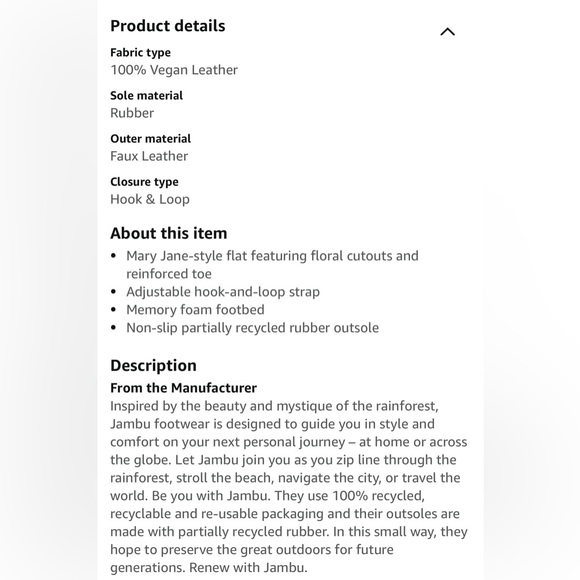 Jambu size 11M, Red - Picture 17 of 17